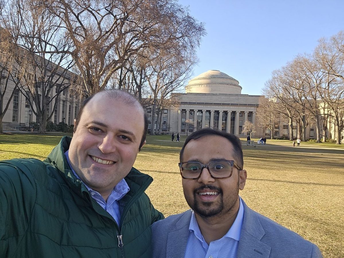 Dr. Bhat visiting the MIT campus